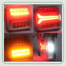 Rear lamp for truckled trailer l1868 12 24v l