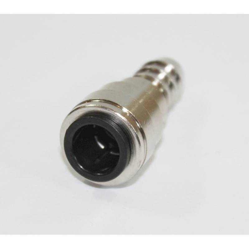 Connector with a spigot for a 12 mm John Guest hose