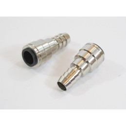 Connector with a spigot for a 12 mm John Guest hose