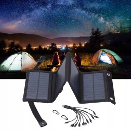 10w solar panel portable foldable plate