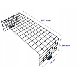 Lamp protective grid and lamp grille