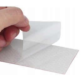 Self-adhesive reflective tape, yellow fluo, 10 cm