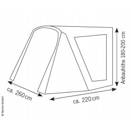 Roof with side walls for a playa bus