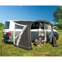 Canopy with side walls for a 260 van bus