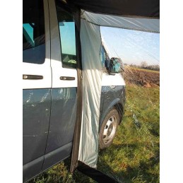 Canopy with side walls for a 260 van bus