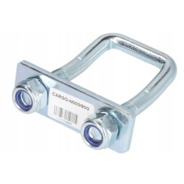 Floor holder, cargo lashing eye, bent, bent bus belt