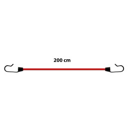 Luggage securing rope, length 200 cm, color