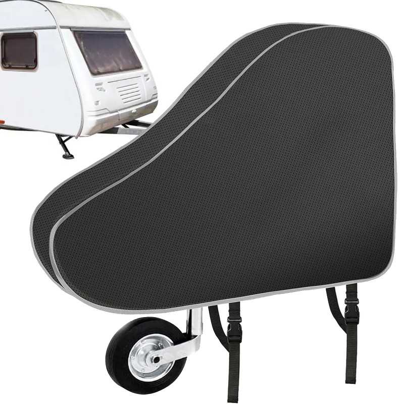 Cover for the drawbar cover of the camping trailer hitch 35 4