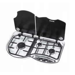 3 burner cooker with glass cover series 353