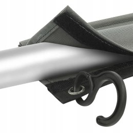 Universal hanger with Velcro hooks