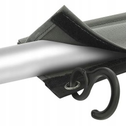 Universal hanger with Velcro hooks