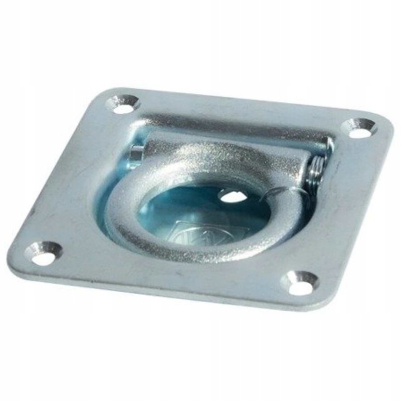 Winterhoff recessed floor holder for attaching trailer load straps