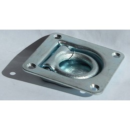 Winterhoff recessed floor holder for attaching trailer load straps