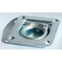 Winterhoff recessed floor holder for attaching trailer load straps