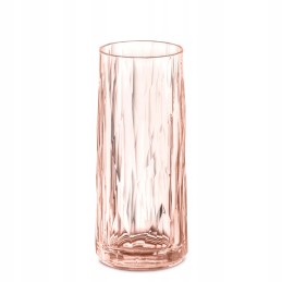 Tall glass for drinks Koziol 250ml rose