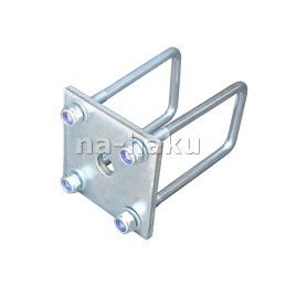 Spring clamp, yoke, axle mounting kw 50mm m10