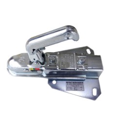 Drawbar connector v ball hitch plate drawbar eyes