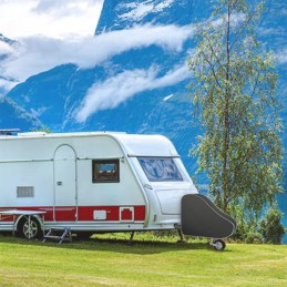 Cover, drawbar cover, trailer hitch, large, 90x62cm, with bag