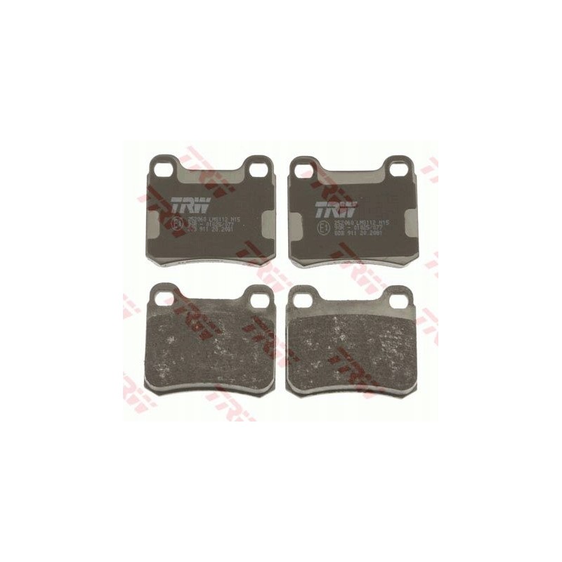 Brake pads Mercedes tyl w124 201