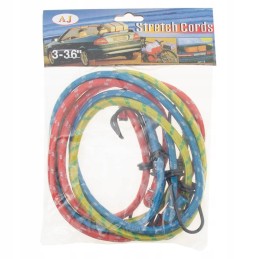 Luggage securing rubber, camping, securing luggage for suitcases, mix color, 3 pcs