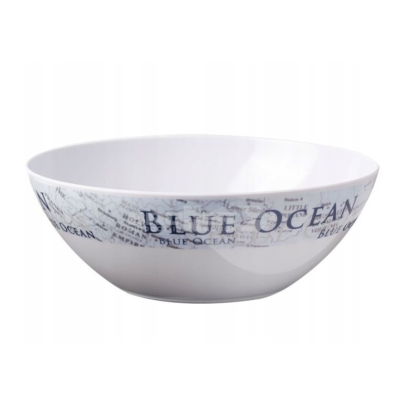 Melamine bowl for blue ocean salad
