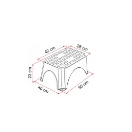 Step steps for Fiamma camper trailer