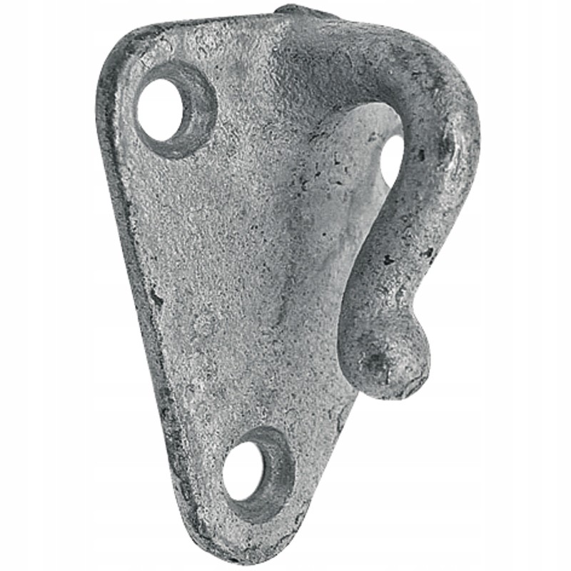 Tarpaulin hook with 3 holes, galvanized, 50 mm