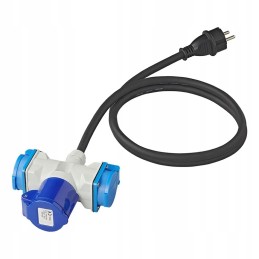 Cable adapter 150cm 3x1 5mm2 from schuko plug to