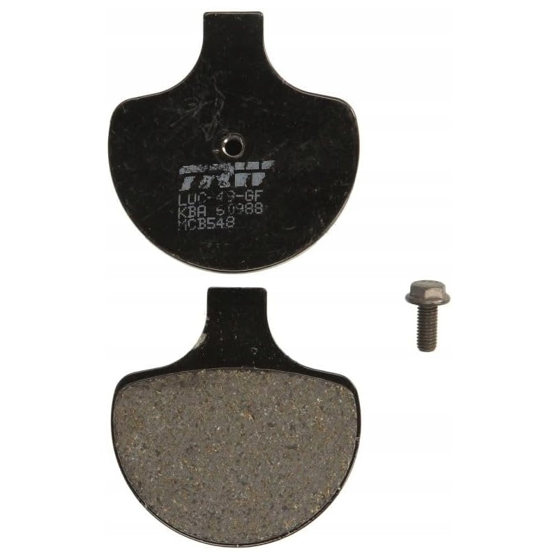 Trw Lucas MCB548 disc, organic brake pad with abey