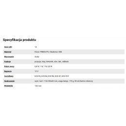 Rear lamp assembly 3 segment LP rear lamp assembly