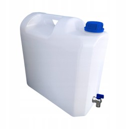 Water container with tap 20l banka canister with tap weight 1000g