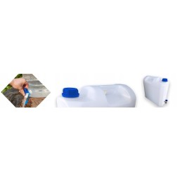 Water container with tap 20l banka canister with tap weight 1000g