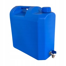Water container with tap 20l banka canister with tap weight 1000g