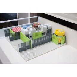 Plate of the on top purvario storage system