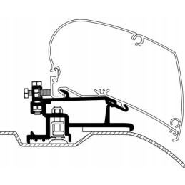 Thule Hideaway Ducato Jumper 07 awning adapter