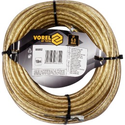 Customs steel cable 18m 6mm forged side rope