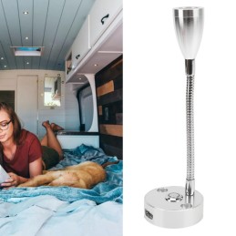 Reading lamp, flexible neck, 3 colors