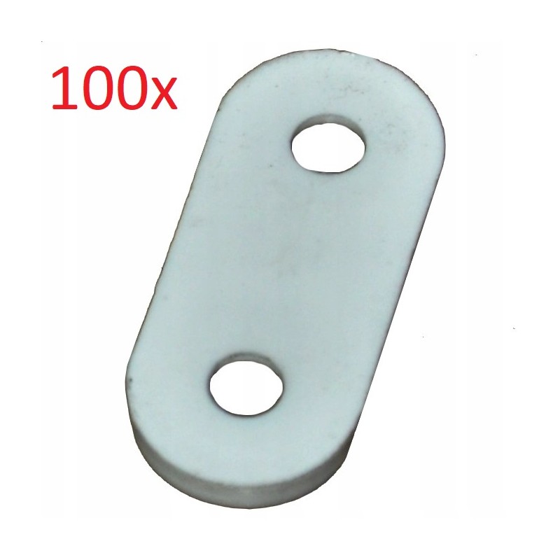 Plastic tarpaulin guide washer 20mm 100 pcs