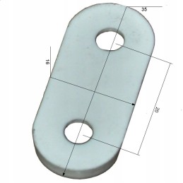 Plastic tarpaulin guide washer 20mm 100 pcs