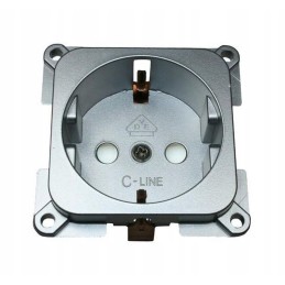 230v c line silver socket for a Haba boat camper