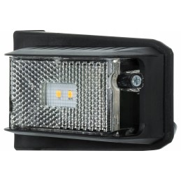 White DPT15 LED marker lamp with holder and cable