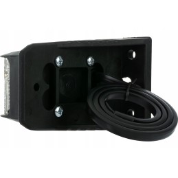 White DPT15 LED marker lamp with holder and cable