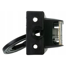 White DPT15 LED marker lamp with holder and cable