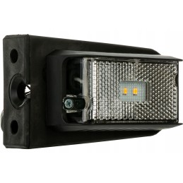 White DPT15 LED marker lamp with holder and cable