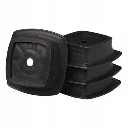 Caravan leg support foot base