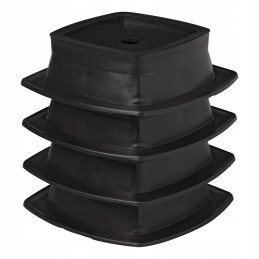 Caravan leg support foot base