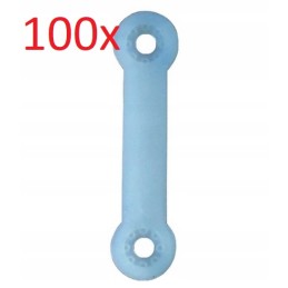 Plastic tarpaulin guide washer 51mm 100 pcs