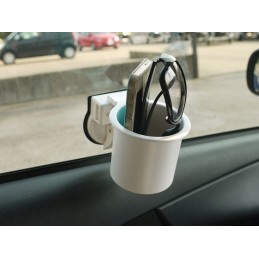 Drink holder, coffee glasses with suction cup