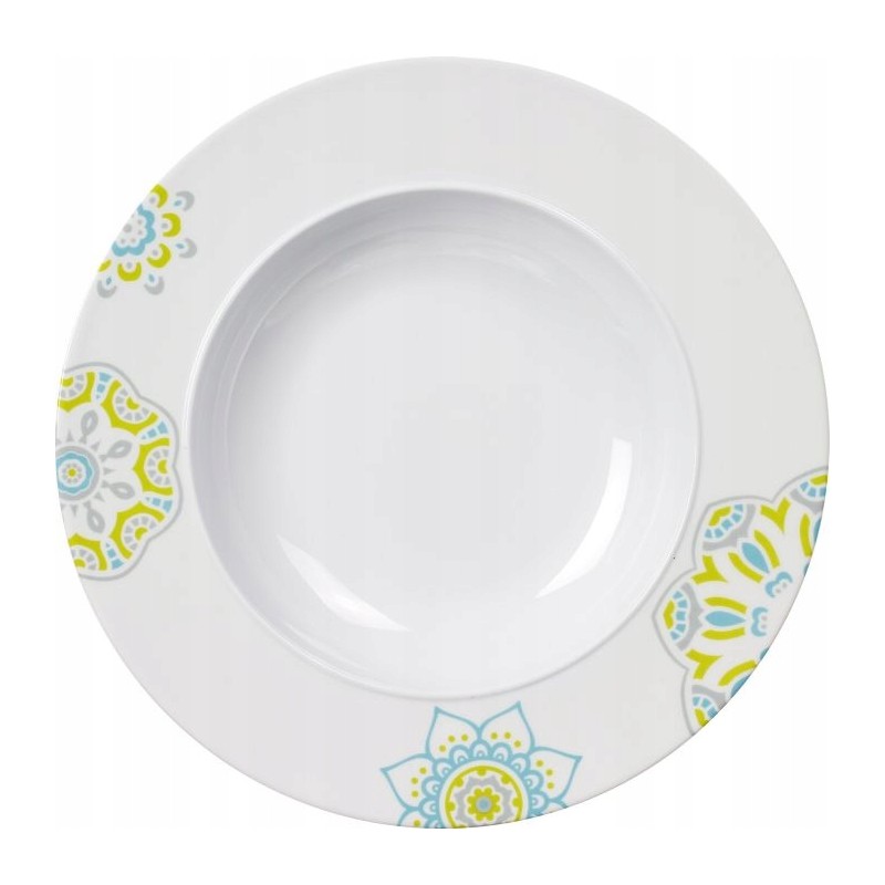 Tourist camping deep melamine plate sandhya oe23 5 cm brunner