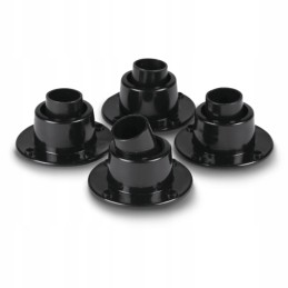 Swivel floor protectors for camper chairs and tables